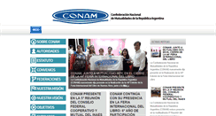 Desktop Screenshot of conam.org.ar