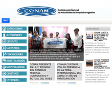 Tablet Screenshot of conam.org.ar